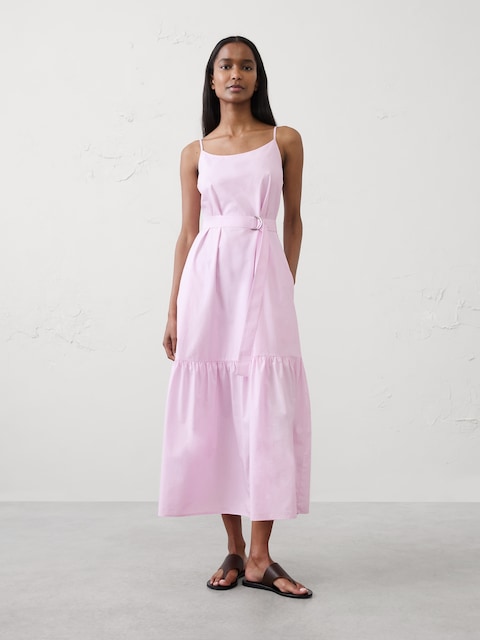Strappy Tiered Maxi Dress