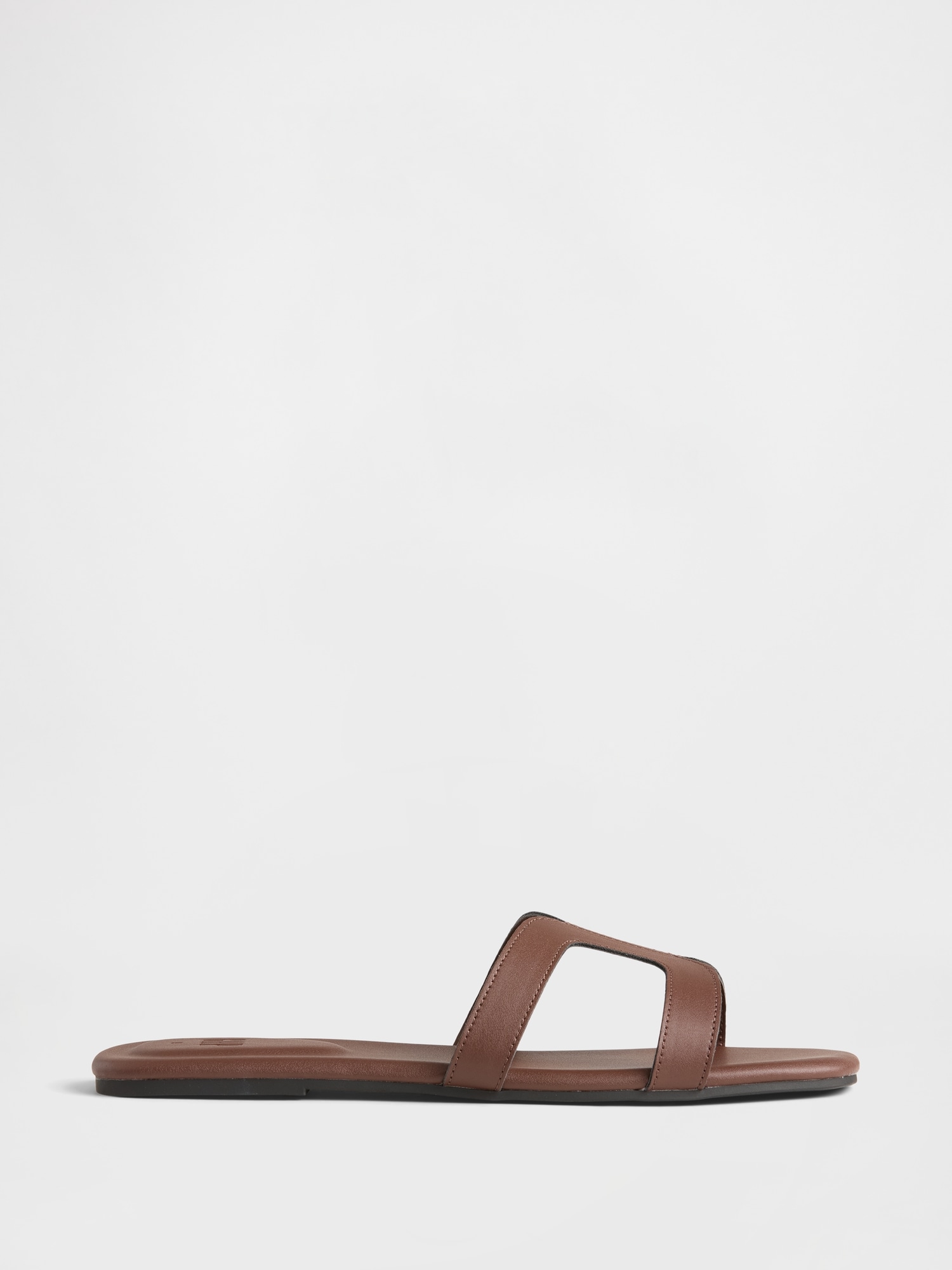 Vegan-Leather Flip Flops