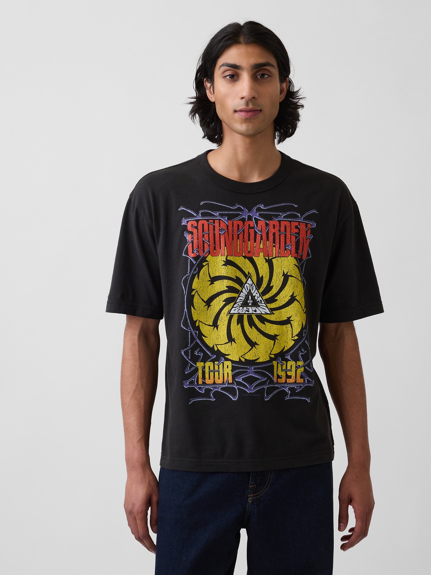 Soundgarden Heavyweight Crop Graphic T-Shirt