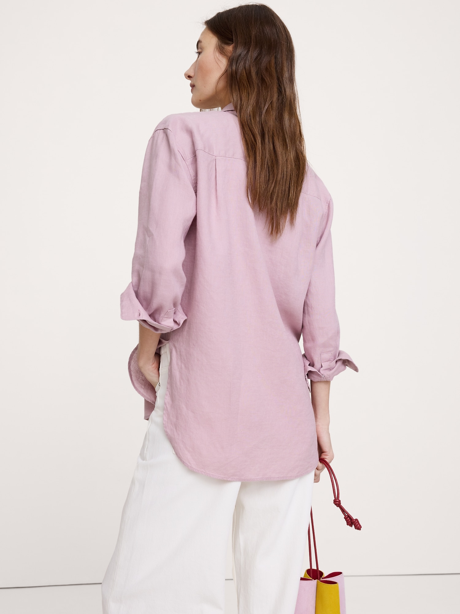 オーバーサイズ リネン シャツ-1