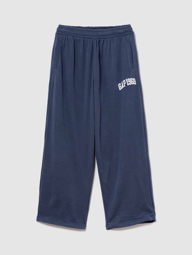 フレンチテリー バギー GAP1969ロゴ スウェットパンツ-5