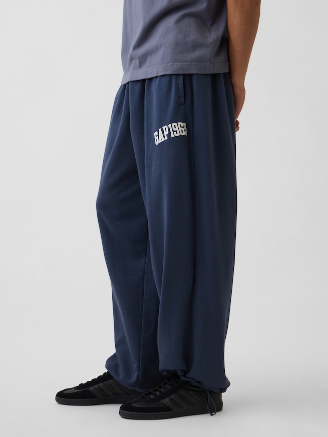 フレンチテリー バギー GAP1969ロゴ スウェットパンツ-2