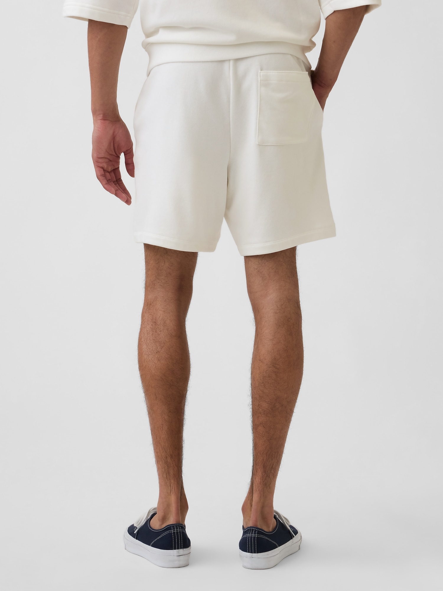 リラックスフィット GAPロゴ フレンチテリー ショートパンツ-3