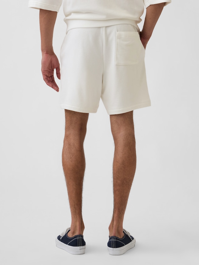 リラックスフィット GAPロゴ フレンチテリー ショートパンツ-3