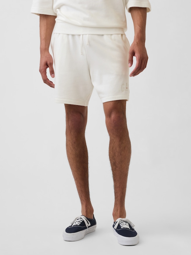 リラックスフィット GAPロゴ フレンチテリー ショートパンツ-1