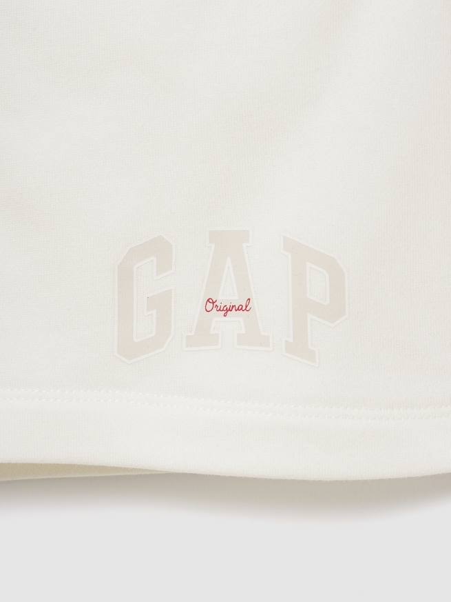 リラックスフィット GAPロゴ フレンチテリー ショートパンツ-4