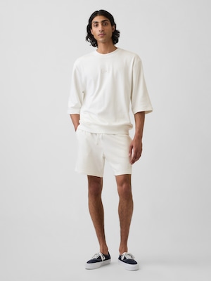 リラックスフィット GAPロゴ フレンチテリー ショートパンツ