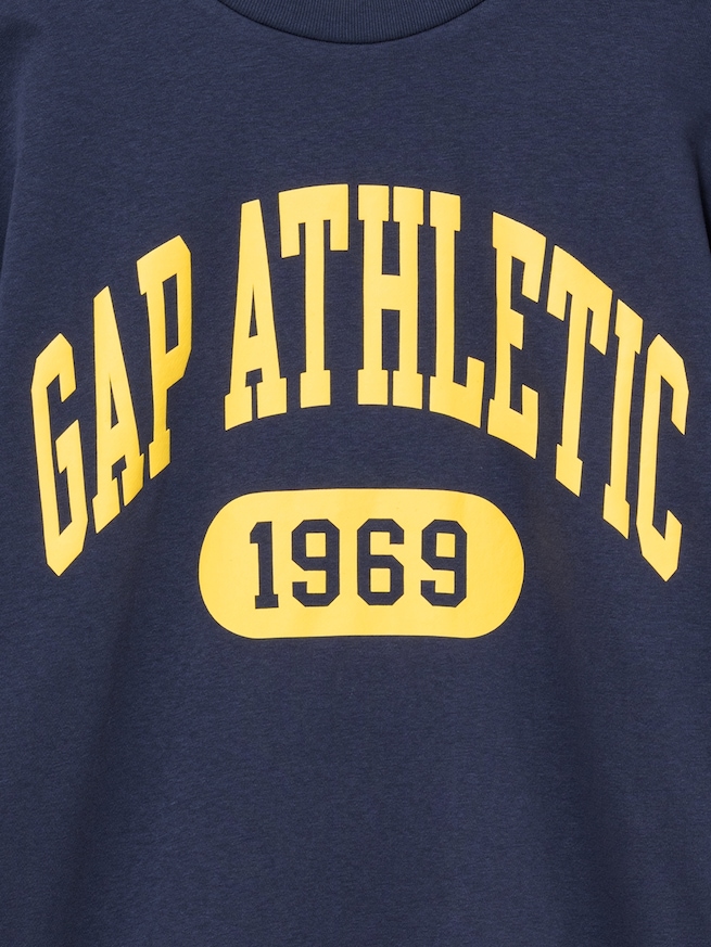 リラックスフィット フレンチテリー グラフィックTシャツ-3