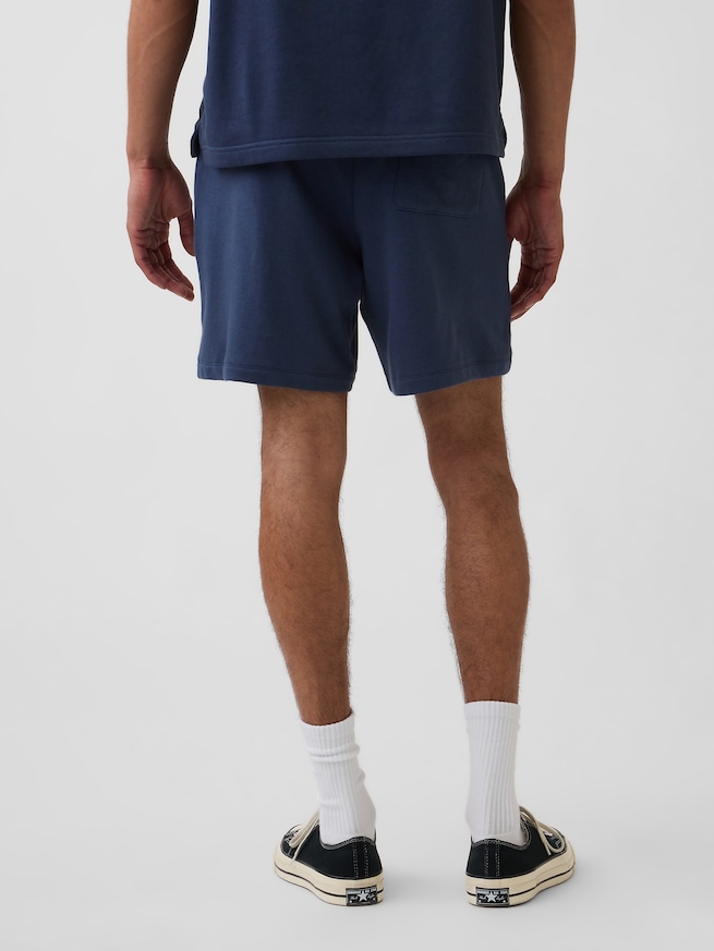 リラックスフィット フレンチテリー グラフィックショートパンツ-3