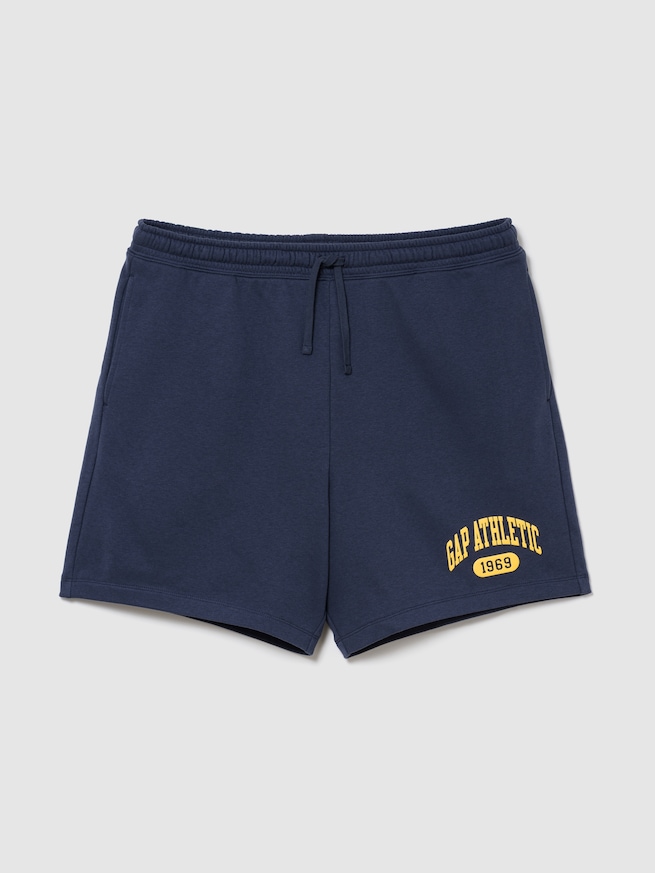 リラックスフィット フレンチテリー グラフィックショートパンツ-5