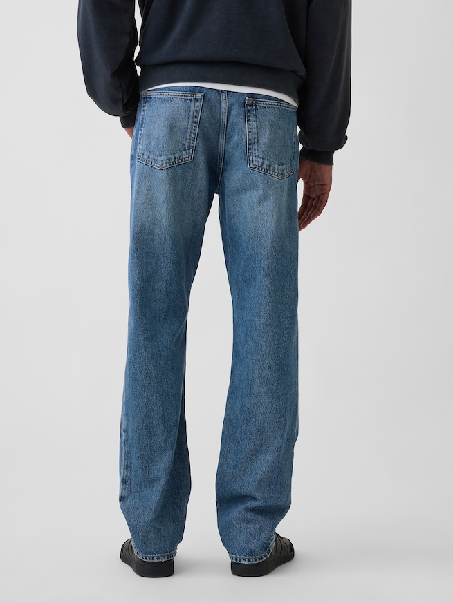 リラックスフィット ストレートデニム-3