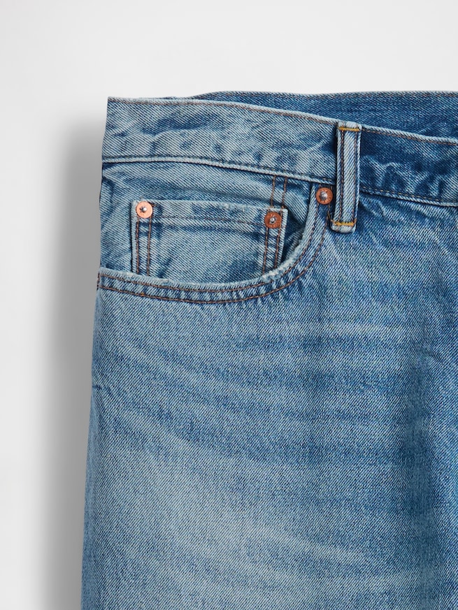 リラックスフィット ストレートデニム-5