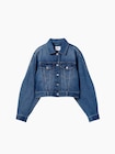 Gap &times; Victoria Beckham リラックスフィット クロップド デニムジャケット-7