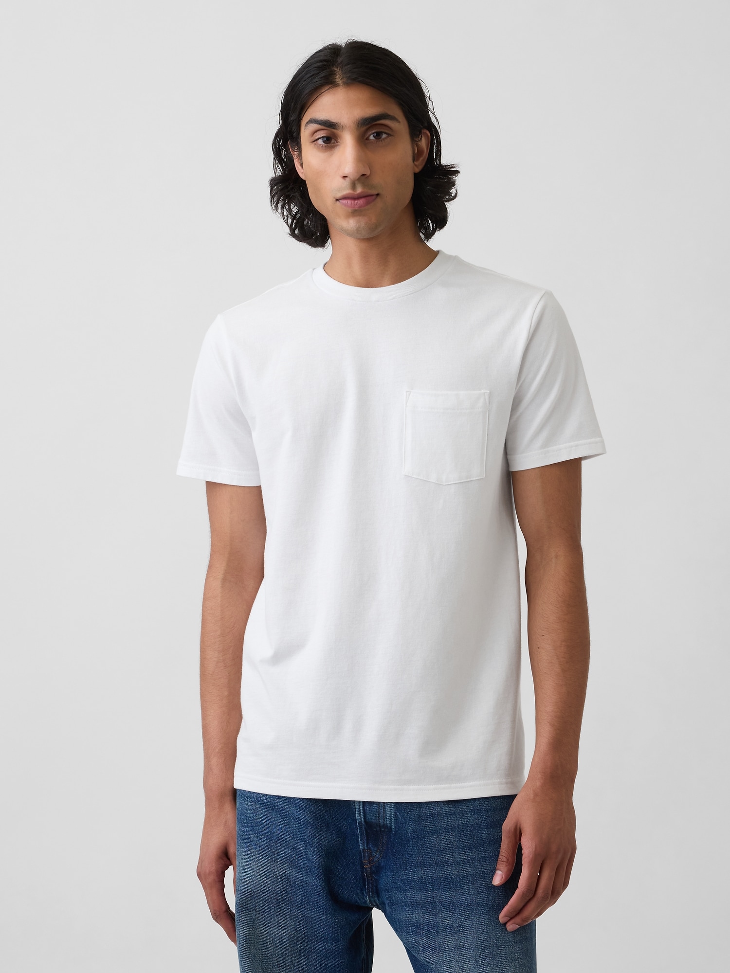 Adult Organic Cotton Pocket T-Shirt