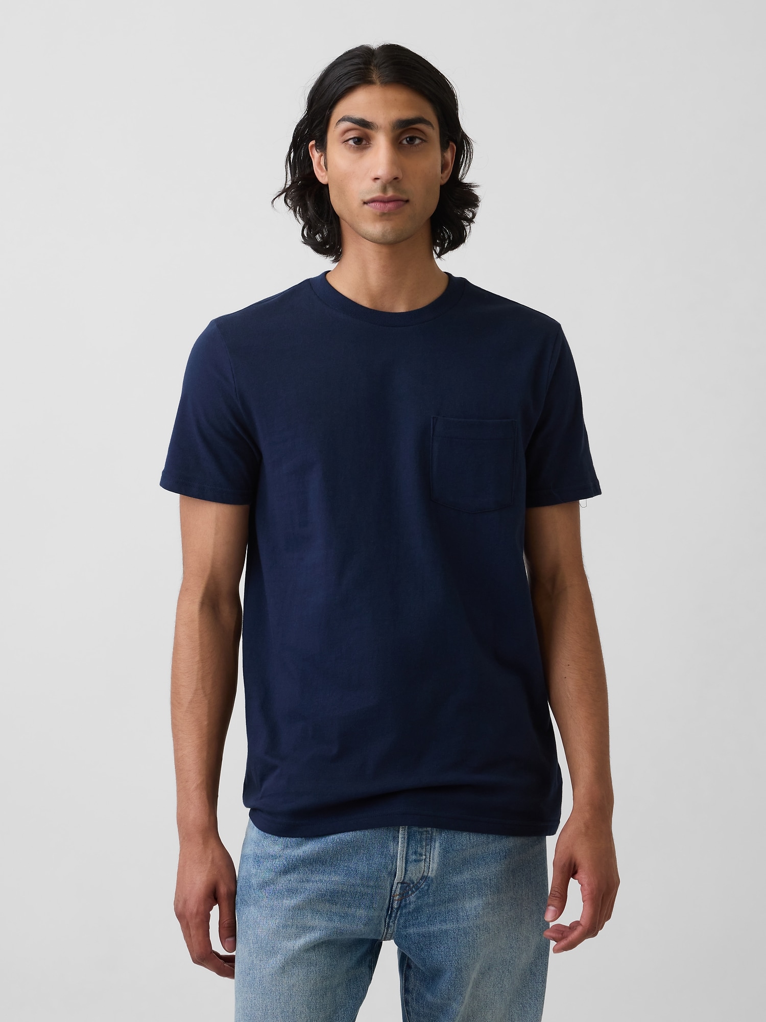Adult Organic Cotton Pocket T-Shirt