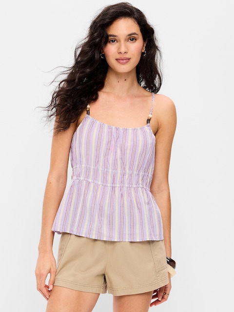 Fitted Smocked Tank Top