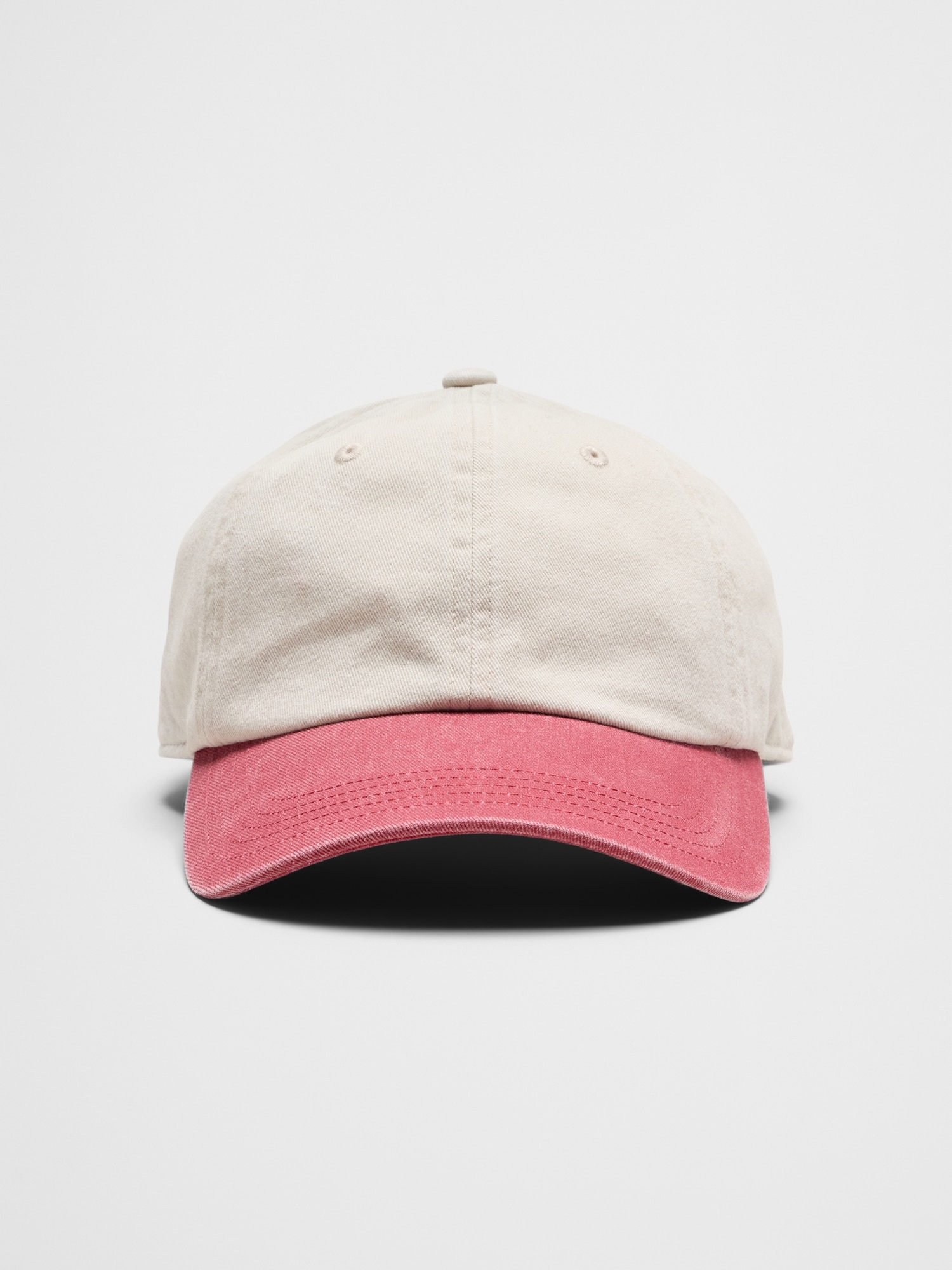 Color Block Cotton Baseball Cap