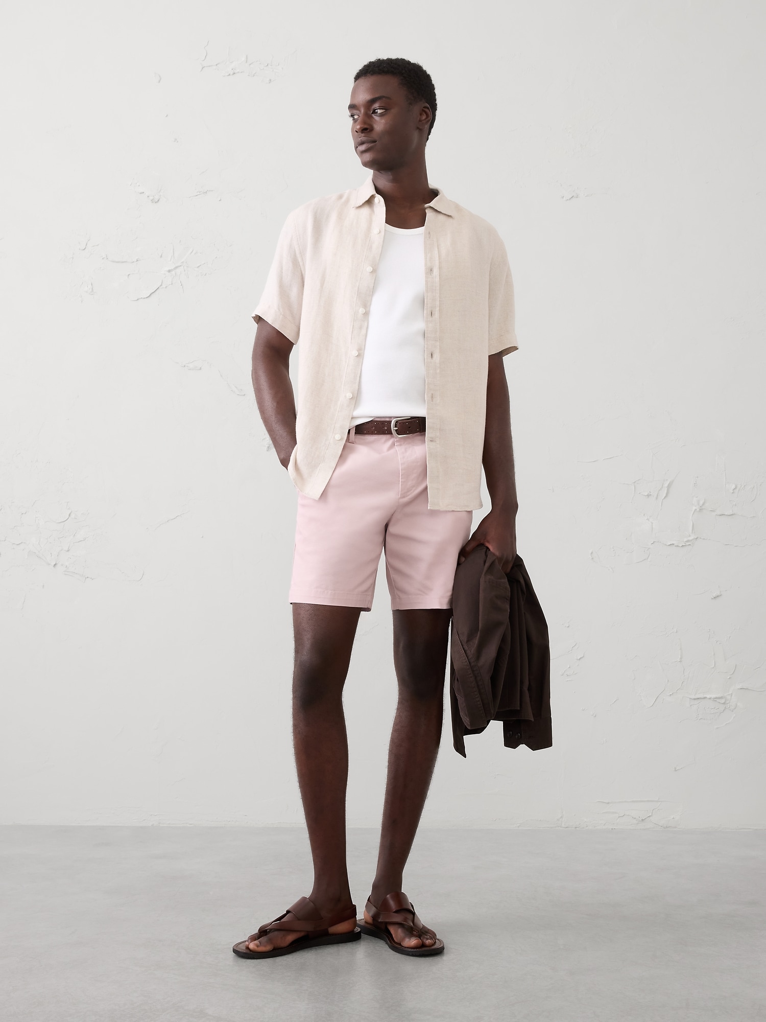 SHORT RODÉ COUPE ÉTROITE 18 CM