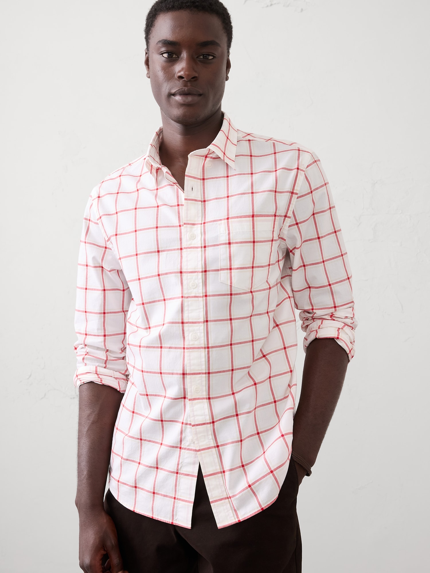 Slim-Fit Softwash Cotton Shirt