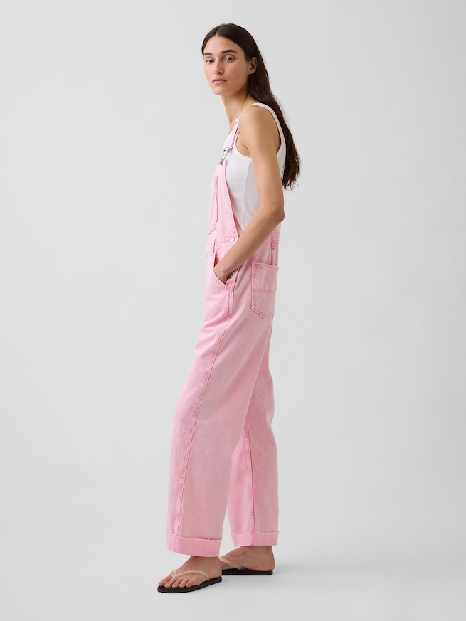 リラックスフィット デニム オーバーオール-2