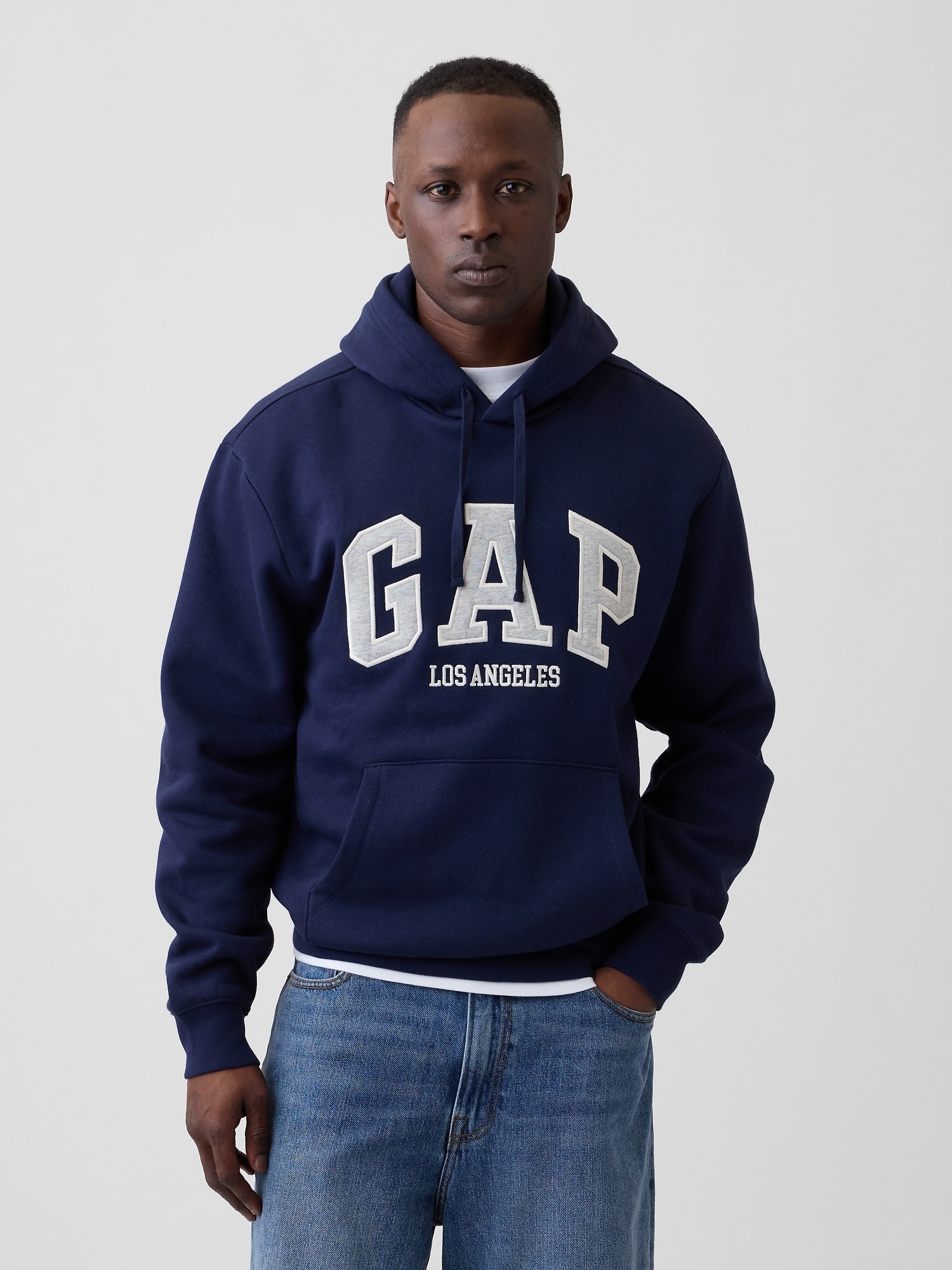 Relaxed Gap City Logo Hoodie