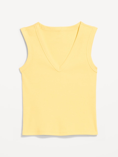 CAMISOLE COURTE MOULANTE À ENCOLURE EN V