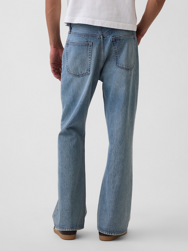 ルーズフィット ブーツカットデニム-3