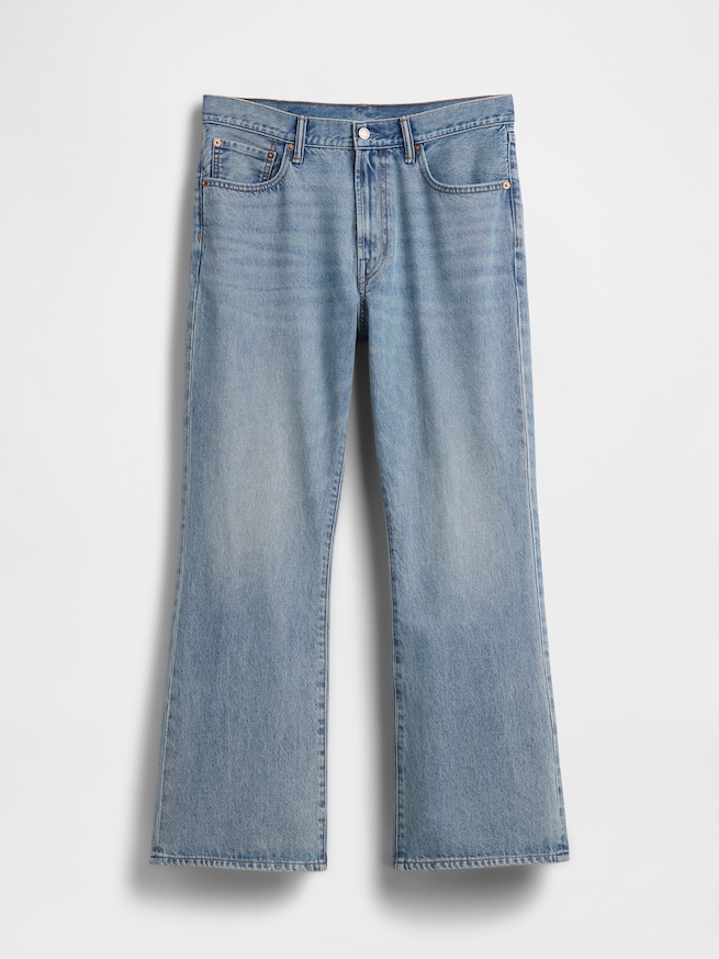 ルーズフィット ブーツカットデニム-6