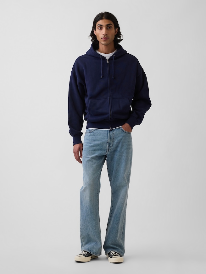 ルーズフィット ブーツカットデニム-5