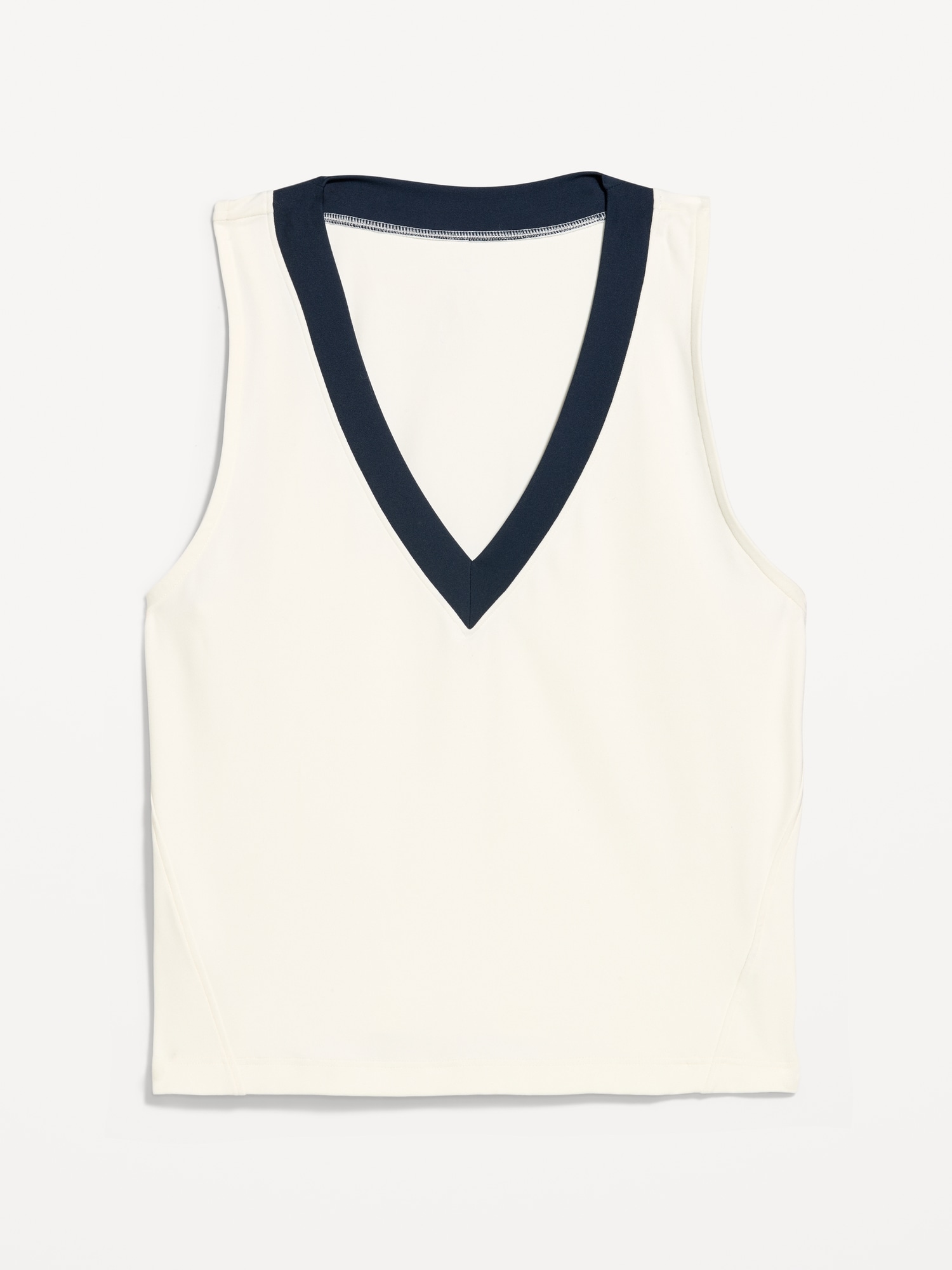 StudioSmooth Cropped Tennis Tank Top