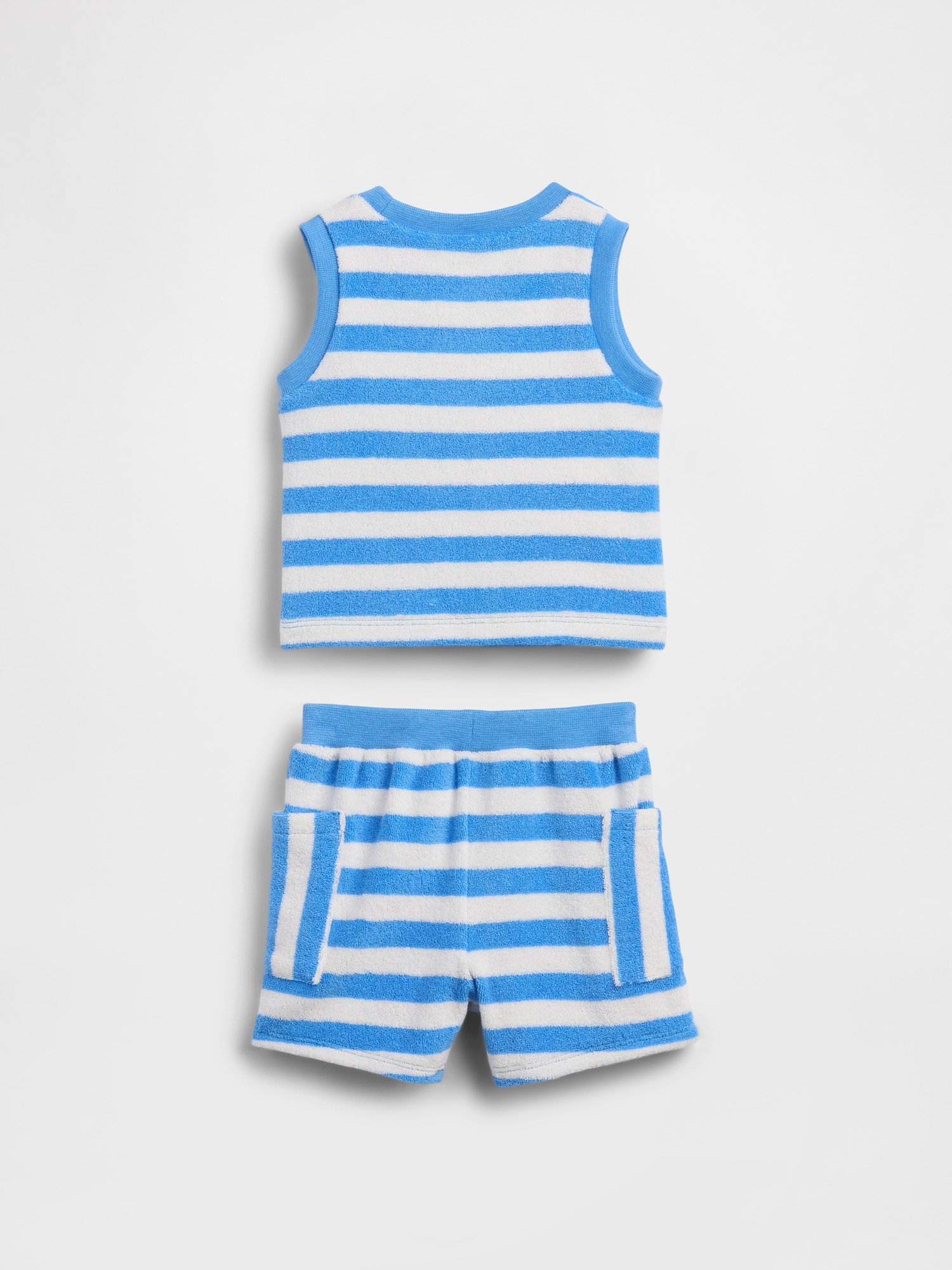 Baby Towel Terry Stripe Outfit Set