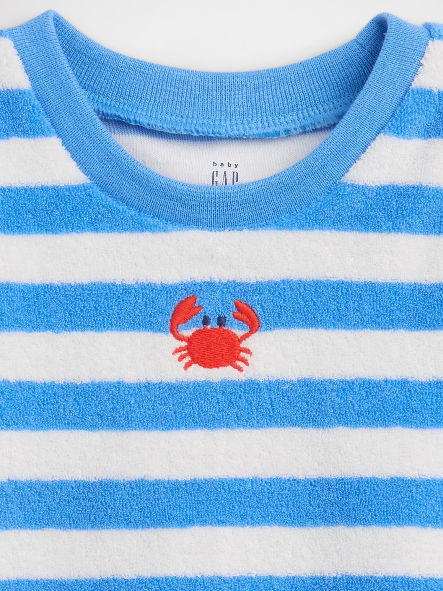 Baby Towel Terry Stripe Outfit Set