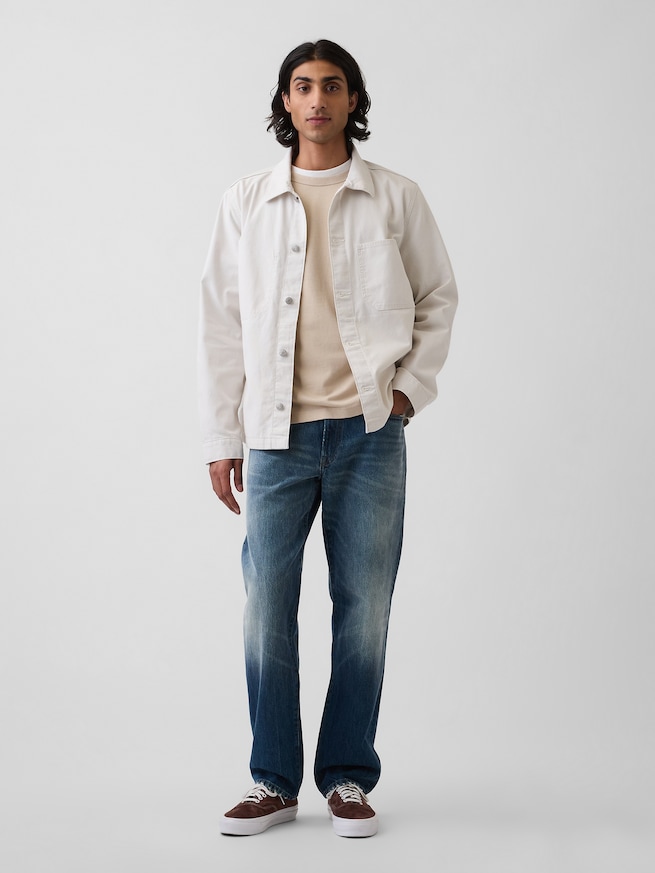 キャンバス リラックスフィット シャケット-1