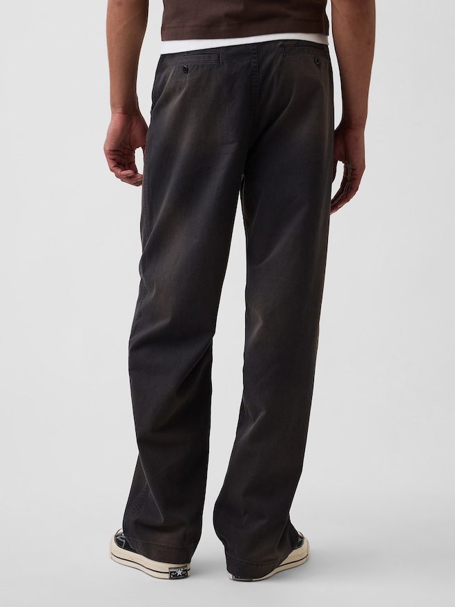 バギー カーキパンツ-3