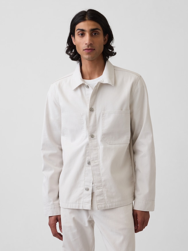 キャンバス リラックスフィット シャケット-0