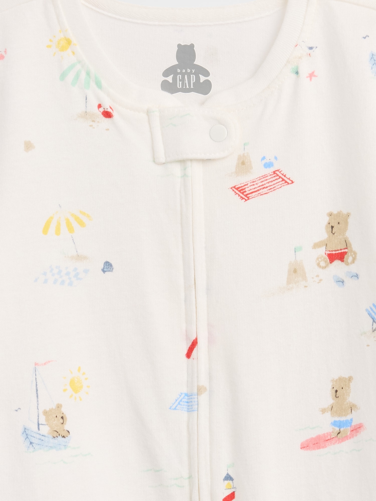 Une-pièce en coton biologique Premiers essentiels pour Bébé