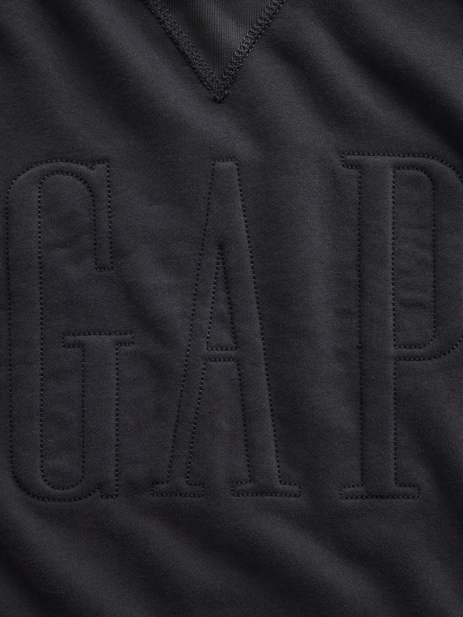 ヴィンテージソフト フレンチテリー オーバーサイズ GAPロゴ スウェットシャツ-3