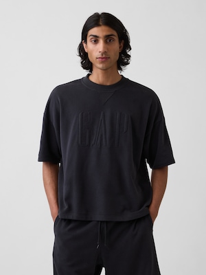 ヴィンテージソフト フレンチテリー オーバーサイズ GAPロゴ スウェットシャツ