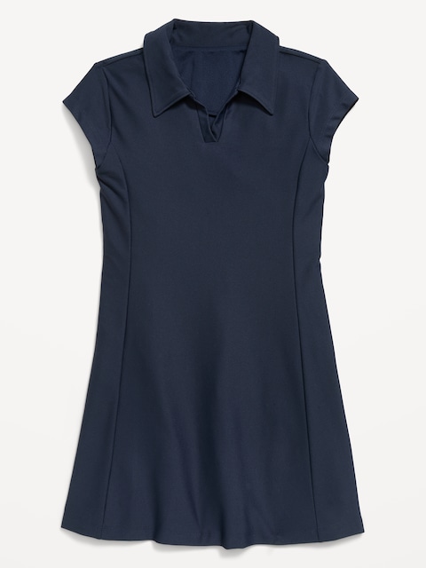PowerSoft Collared Athletic Dress for Girls