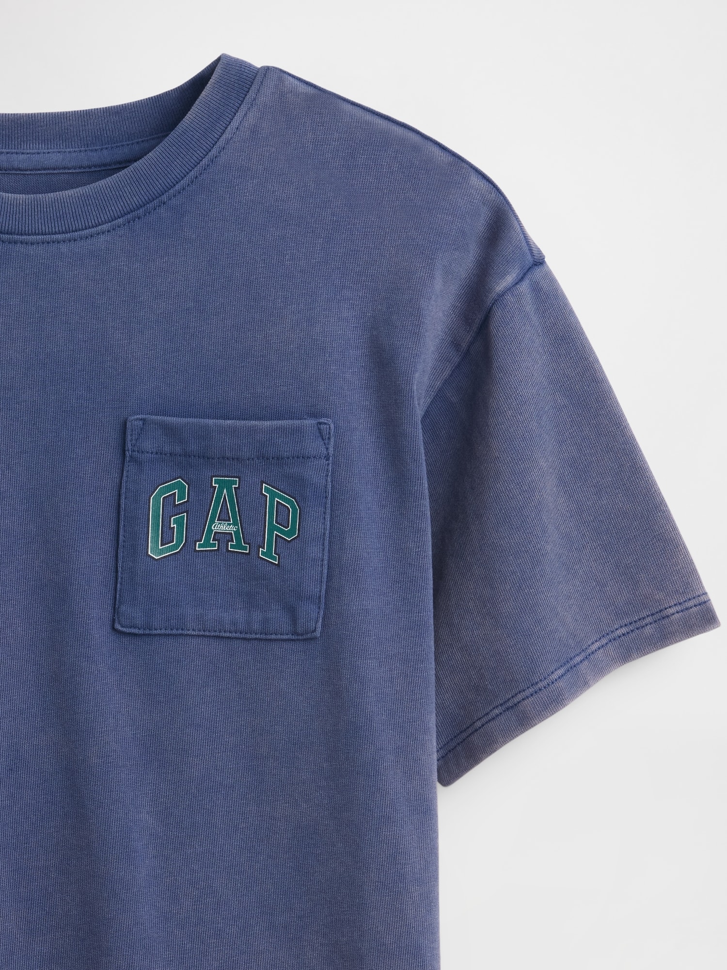 リラックスフィット GAPロゴ ポケットTシャツ (キッズ)-2