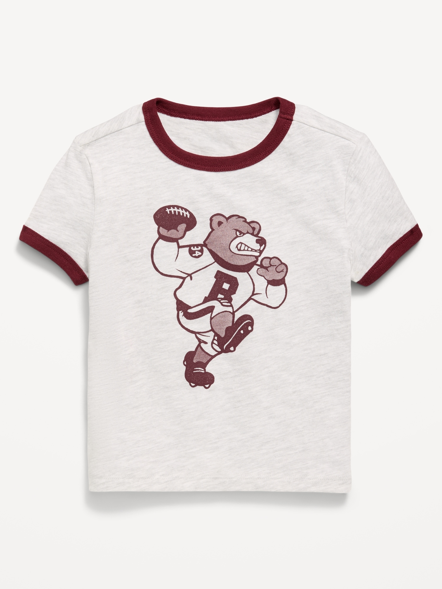 Short-Sleeve Unisex Ringer Graphic T-Shirt for Toddler