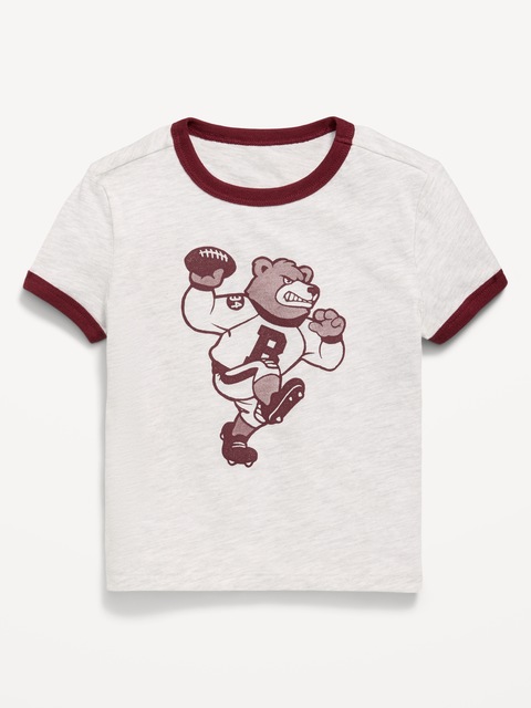 Short-Sleeve Unisex Ringer Graphic T-Shirt for Toddler