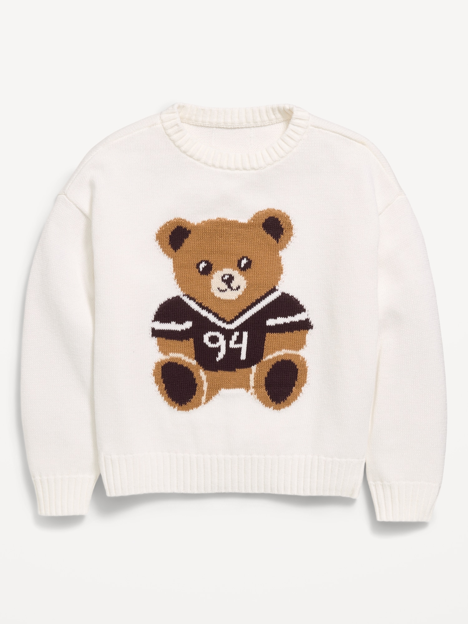 Long-Sleeve Pullover Sweater for Girls