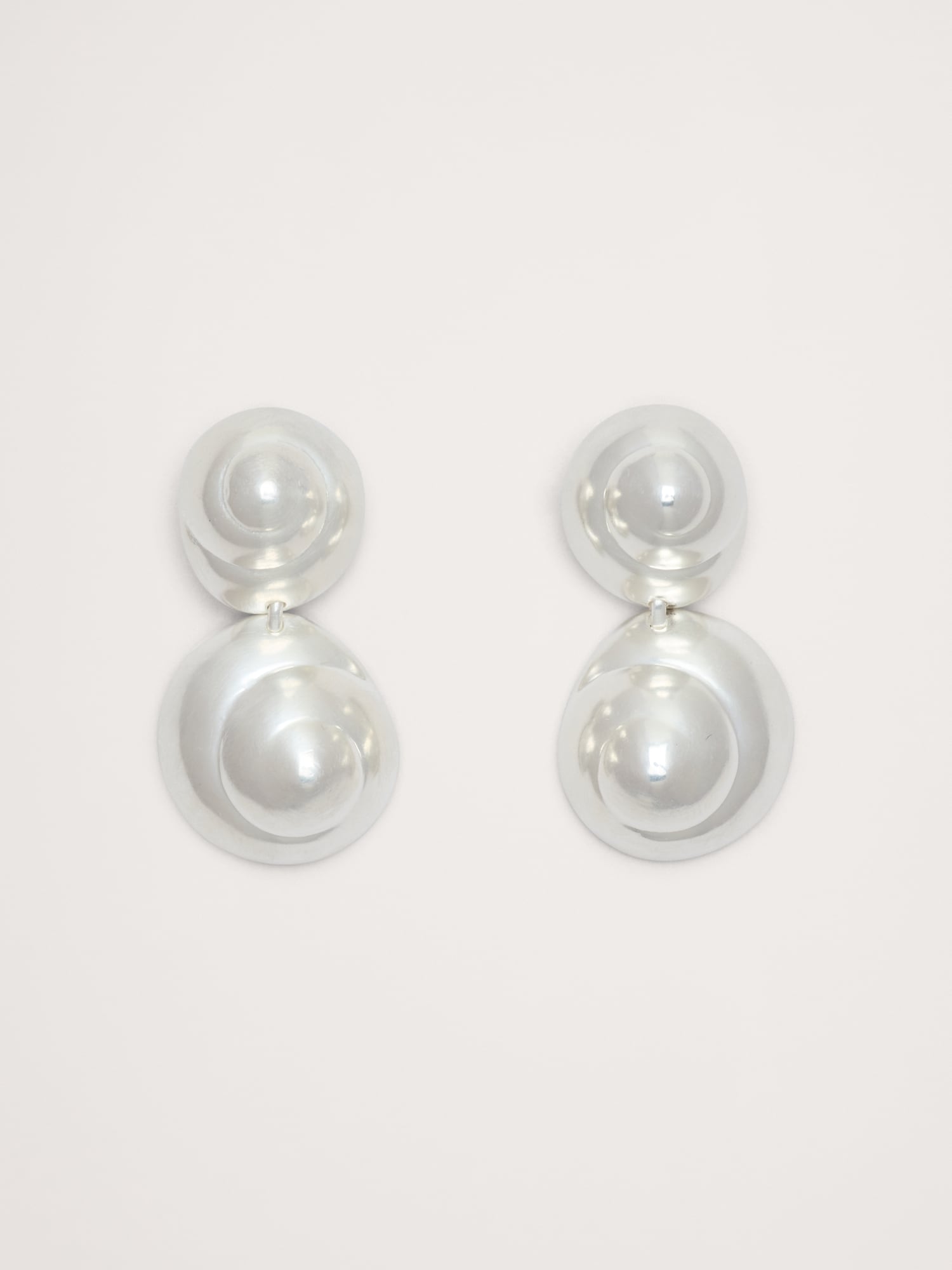 スパイラル スフィア ドロップ イヤリング-0