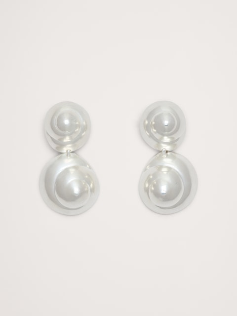 PENDANTS D'OREILLES AVEC SPIRALE ET SPHÈRE