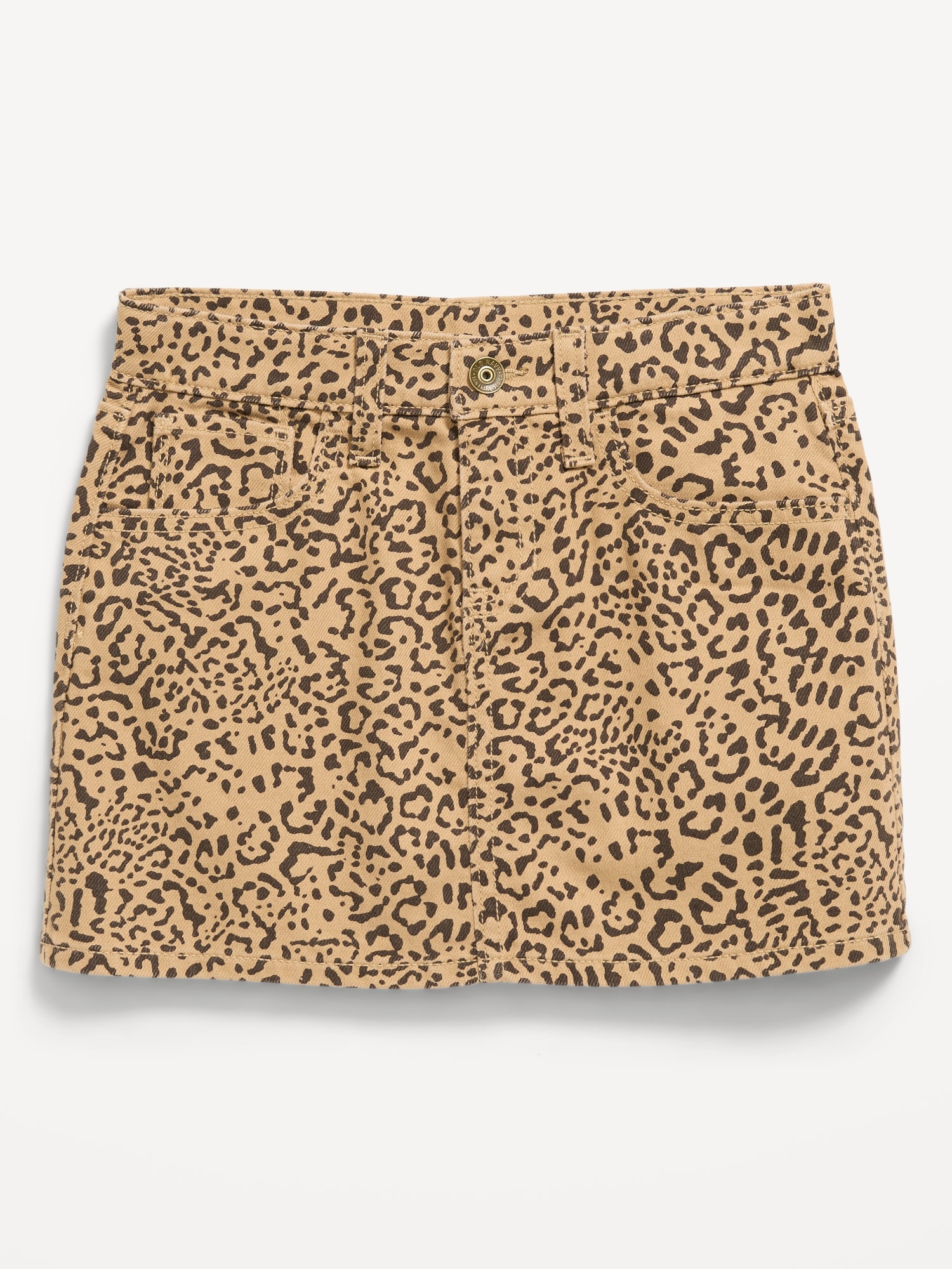 JUPE EN DENIM À MOTIF POUR FILLE