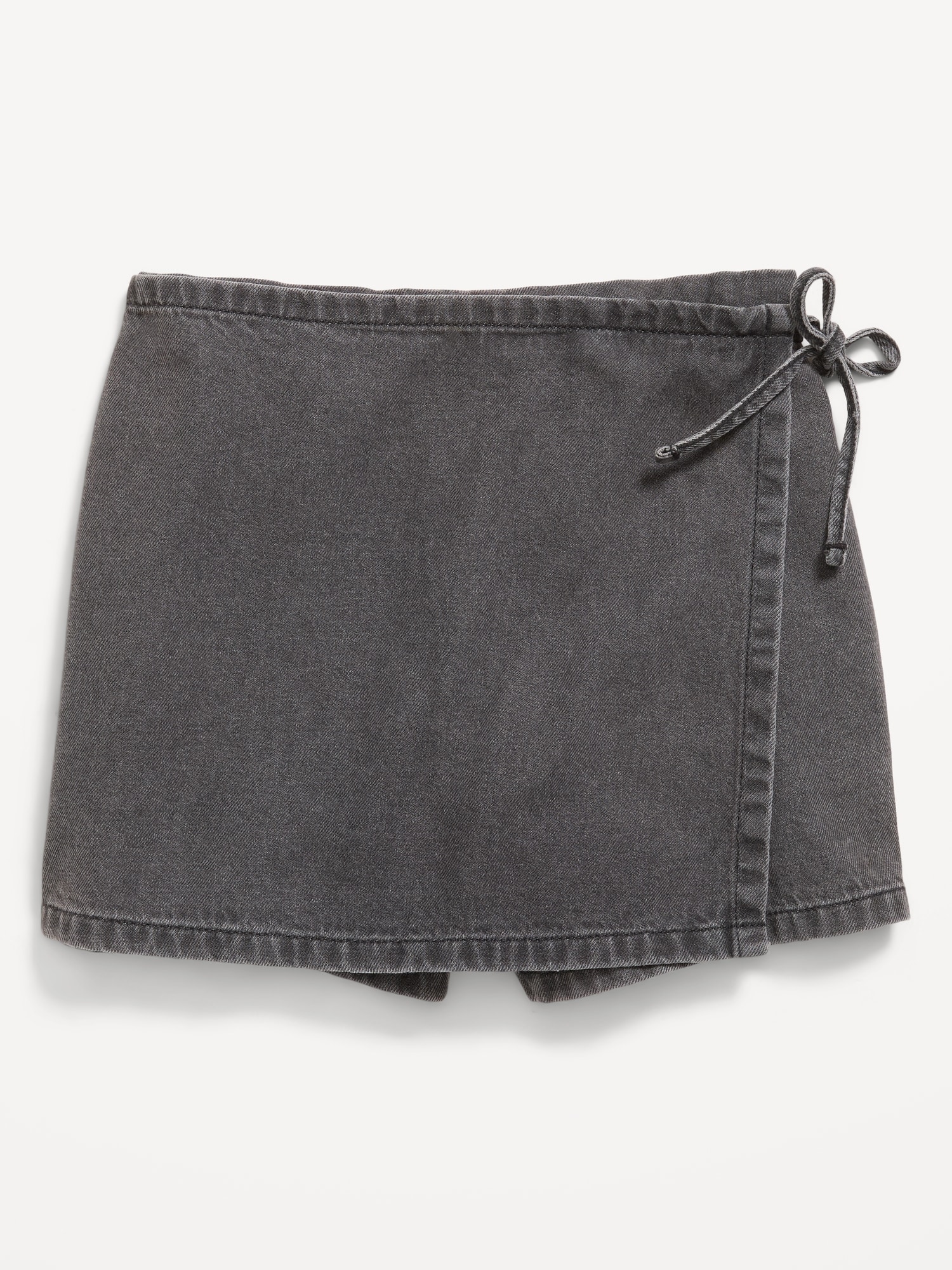 JUPE-SHORT PORTEFEUILLE EN DENIM POUR FILLE