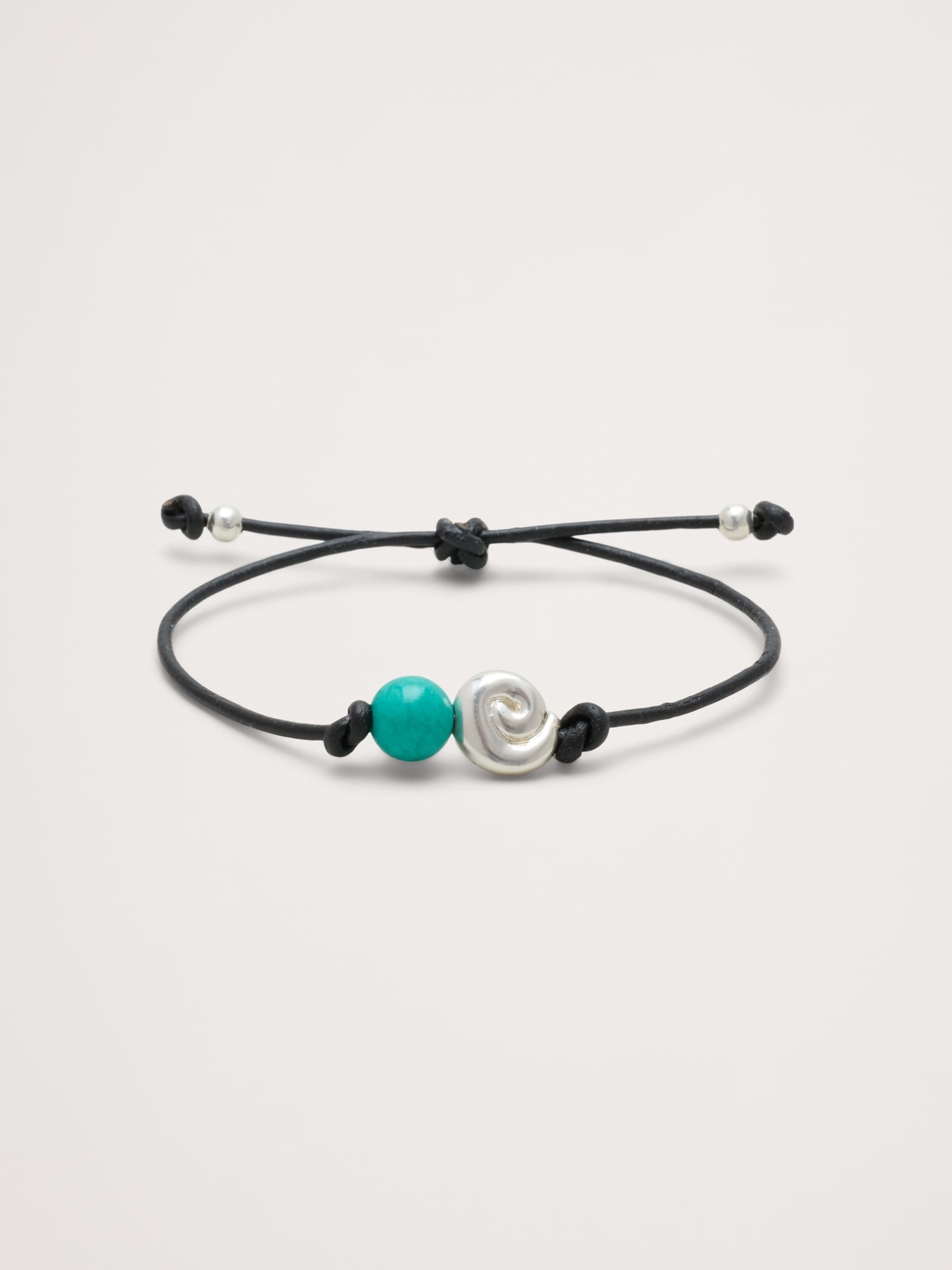 Metallic Stone Cord Bracelet