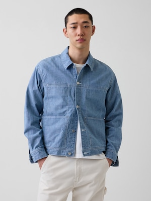 ボクシー シャンブレージャケット