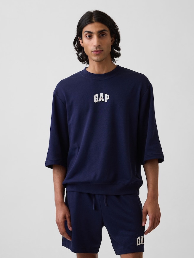 オーバーサイズ GAPロゴ フレンチテリーTシャツ-1